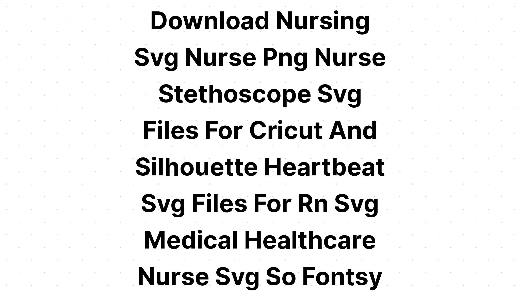 Download Stethoscope Heartbeat SVG File